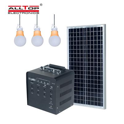 China ALLTOP Home High Quality Multi Function Outlet Off Grid Solar Panel Home Energy Saving Solar Power System for sale