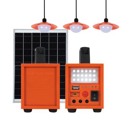 China ALLTOP New Design Home Portable Off Grid Home 20W 40W 60W Solar Power System With Bulb en venta