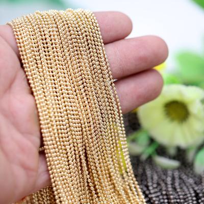 China Jewelry Making Bead Chain Accessories 1.5 2.0 2.4 100 Meters / Roll for sale