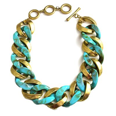 China 2021 TRENDY New Chunky Collar Choker Fashion Statement Necklace Accessories for Women for sale