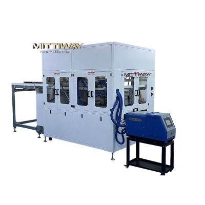 China Fruit Tray Corrugated Box Folding Machine Hot Melt Gluing Forming for sale