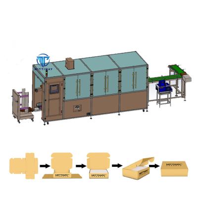 China Automatic hot melt glue tray former machine for sale