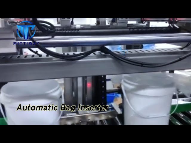 Small Automatic Bag Inserter Packaging PLC 220V / 380V For Food Polybag