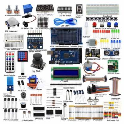 China Diy ATMEGA2560 Starter Kits LCD1602 Motor Development Servo Board For Arduino MEGA Kits for sale