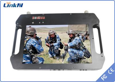 China COFDM Receiver HDMI CVBS with Battery & Color Display High Sensitivity Dual Antennas AES256 DC 12V for sale