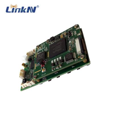 China Retraso bajo video AES256 Mini Size Low Weight del transmisor QPSK FHD SDI CVBS 200-2700MHz del módulo COFDM del OEM en venta