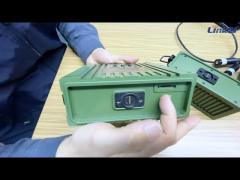 Tactical IP MeSH Radio 10W 4G 4.6KG PTT AES256 350MHz-4GHz