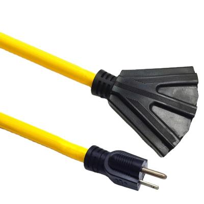 China APPLIANCES NEMA 5-15P to Triple 5-15R Outdoor GFCI Extension Cord for sale