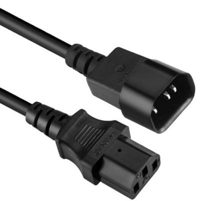 China Industrial Computer Power Supply Cord IEC C-14 WITH SJTW IEC C-13 CORD-PLUG for sale