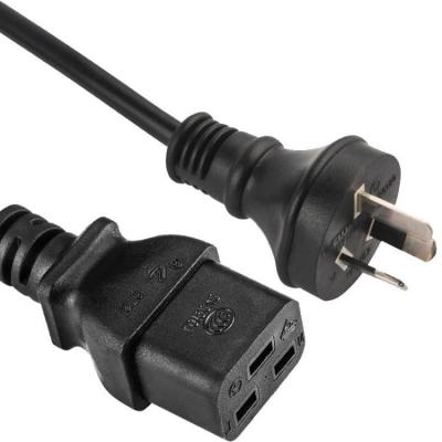 China Home Appliance SAA 3 Pin Australian Power Cord With Grommet for sale