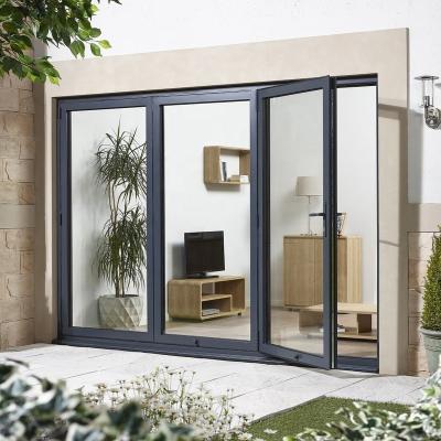 China Thermal Insulation Guangdong top brand Thermal break aluminum folding door supplier for sale