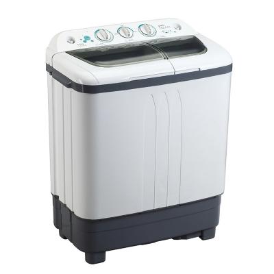 China 2022 Hotel Twin 5.5kg Professional Tub Clothes Washing Machine Top Loading Semi Automatic Washing Machines With Washer And Dryer Tubs for sale