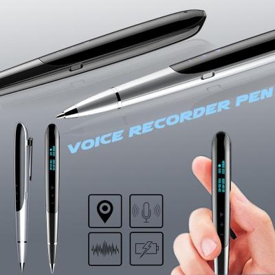 China New Q9 8GB LED Display Digital Recorder Pen Digital Audio Sound Voice Zinc Alloy Recording Pen Professional Dictaphone MP3 Player for sale