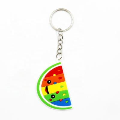 China Promotion Rubber Creative Gifts Rubber Key Chains Custom Design PVC Soft Key Chain for sale