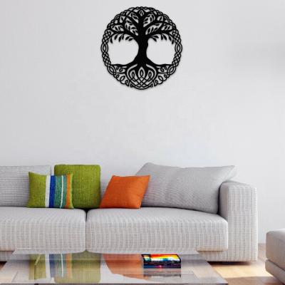 China New Arrival Shenzhen Manufacturer Home Decor Metal Cut Animal Trees Hanging Wall Art for sale