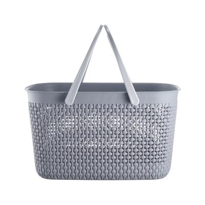 China Good Quality Viable Hot Selling Portable Plastic Lundry Basket Shower Trolley for sale