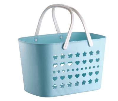 China China Manufacture Sustainable Professional Woven Basket Storage Plastic Shopping Basket for sale