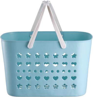 China China Manufacture Sustainable Professional Woven Basket Storage Plastic Shopping Basket for sale