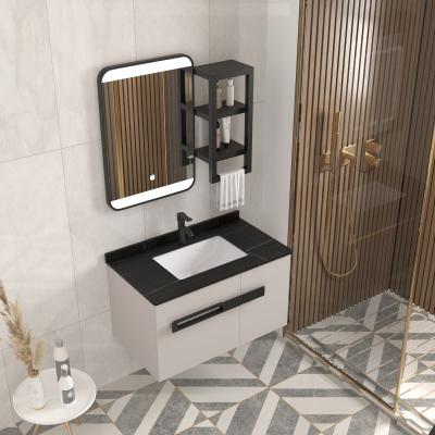 China Mediterranean Bath Room Vanity 60-70-80 Size Bathroom Vanity Cabinet Stainless Steel C.A.F. Bathroom for sale