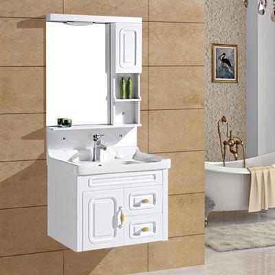 China Modern Chinese Manufacturer Iraq PVC Bathroom Vanity Wall Hung for sale