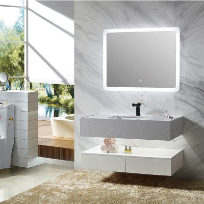 China Modern Customized Bathroom Vanity Mirror Bathroom Cabinet Vanity With Low Price for sale