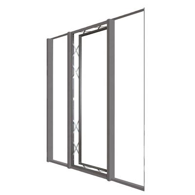 China Folding Screen Window Wall System With Opening Parallel Window Curtain Wall Parallel Temporary Window Wall Systems Design for sale