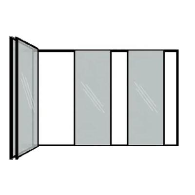 China Newest Minimalist Hidden Door Slide Sliding Corner Door Slide And Turn Door for sale