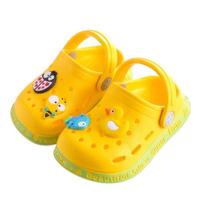 China Amazon Hot Selling Wholesale Printed Baby Sandals For Toddlers Non-slip Soft-soled Boys Girls Shoes 1-3 Years Old Slippers for sale