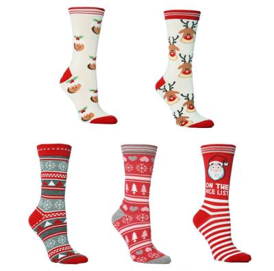 China QUICK DRY hot sale Christmas jars new elk stockings for men women unisex customized tube Halloween cotton jars for sale