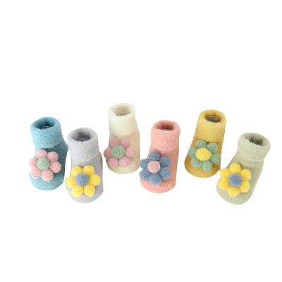 China Baby Boy Girl Suppliers Cute Floor Baby Socks Chinese Custom Anti-skid Sock Cotton New for sale