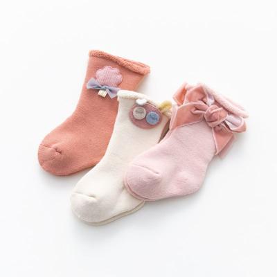 China Keep Warm Baby Knocks Boneless Loose Mouth Non-Slip Baby Floor Socks for sale