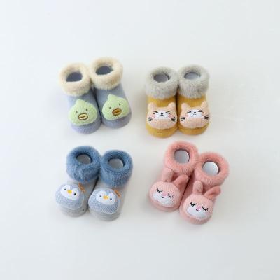 China Wholesale Anti-skid Kids Socks Wholesale Baby Winter Stockings Ankle Baby Socks for sale