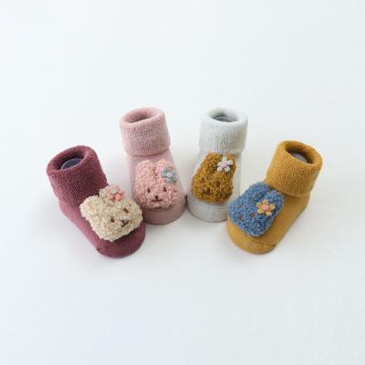 China Wholesale OEM&ODM Baby Anti-slip Soft Cotton Feet Baby Socks Warm Thick Winter Cotton Baby Socks for sale