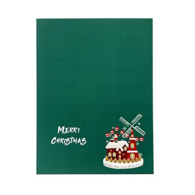 China Wholesale Handmade Custom USA Low Volume Birthday Merry Christmas New Year Greeting Card for sale