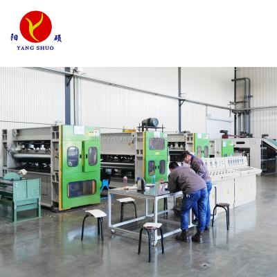 China Cleaning Cloth Production Line Microfiber Nonwoven Cleaning Cloth Making Machine for sale