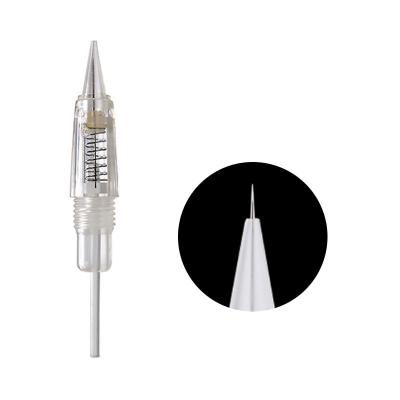 China Wholesale High Quality Transparent Permanent Makeup Disposable Sterile Screw Tattoo Needles Cartridge for sale