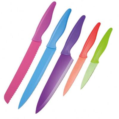 China Non Stick 5PCS Liner Disposable Knife Set Hot Sale Kitchen In Amazon for sale