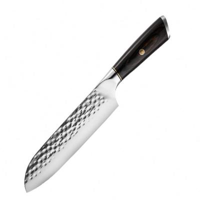 China High Quality Chef Knife Layers Damascus Kitchen Knives Ebony Handle Very Sharp Cook Stocked Steel Knife for sale