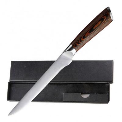 China 6 Inch Knife High Carbon Steel Bone Butcher Fish Stocked Straight Knife With Gift Box Logo Packing Accept Feature for sale