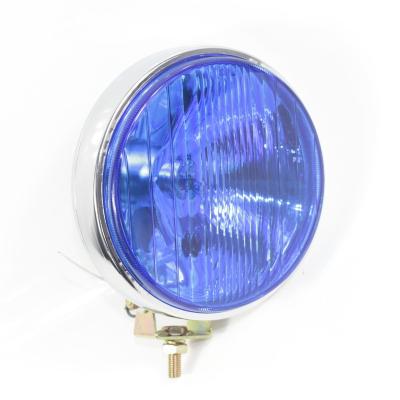 China Metal COMPACT ROUND UNIVERSAL BLUE FOG LAMP LIGHT WITH BRACKET for sale