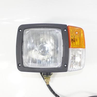 China Universal 24V Tractor Headlights For MTZ 82 Hi/Lo Beam Turn Signal Indicator Lamp Head Worklight For Trailer Excavator Truck 210*145mm for sale