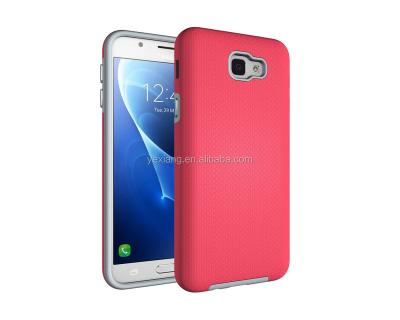 China Low MOQ High Protective Rugged Shockproof Back Cover 2 in 1 Cell Phone Case Cover For Samsung J5 Prime for sale