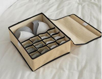 China New Sustainable 12 Boxes Closet Organizers Stock Bra Bangs Storage Box Sock Boxes for sale