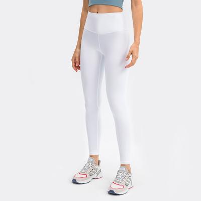 China White Logo Print Fitness Sports Yoga Leggings Women Yoga Leggings Women Tights Sports Breathable Clothing for sale