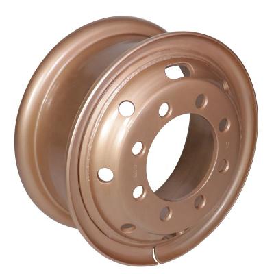 China Straight/2-SR22 2021 Hot Sales 7.50V-20 Truck Tube Wheel Steel Rim For 10.00-20 Tire With 16mm And 165mm Thickness Offset (Which App: 8615503911273) for sale