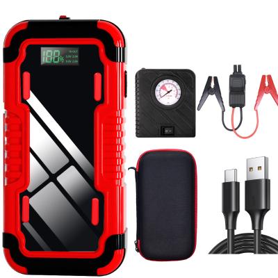 China Car Battery Start 12V 21800mAh Battery Multifunctional Portable Car Jump Starter Jump Starter Car Emergency Tool with Flash Light for sale