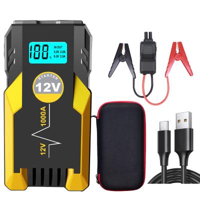 China Portable Car Jump Starter Power Bank 16800mAh Battery Car Jump Starter High Power Portable Car Jump Starter With Flashlight for sale