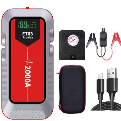 China Portable Car Battery Start 16800mah 12v Jump Starter Car Jump Starter Car Battery Booster Charging Pack for sale