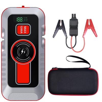 China Car Battery Jump Starter 16800mah 12v Car Power Bank Jump Starter Battery Booster Jump Starter Car Battery Jump Starter With Flashlight for sale