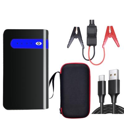 China Multifunctional Portable Car Battery Start Car Emergency Jump Starter 12V Power Bank Car Jump Starter with Flashlight for sale